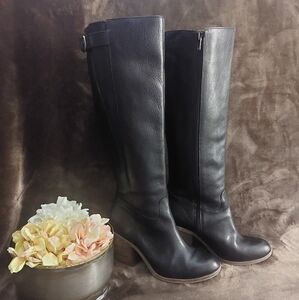 Lucky Brand Orman Leather tall Boots Sz 8